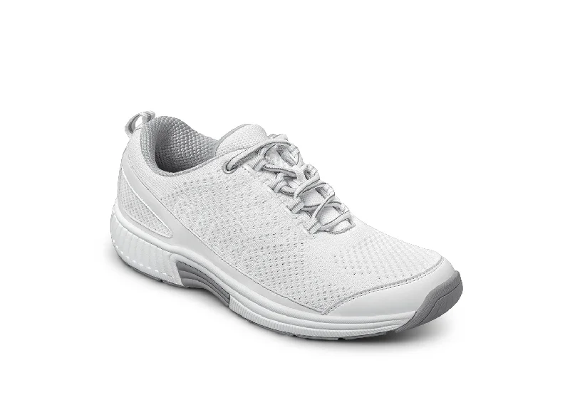 Coral - White Open - Lacing Derby Look  