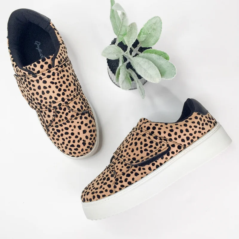 Last Chance Size 6.5 | Don't Be Moody Leopard Velcro Platform Sneakers Two - Tone Shoe Design Last Chance Size 6.5 | Don't Be Moody Leopard Velcro Platform Sneakers Two - Tone Shoe Design