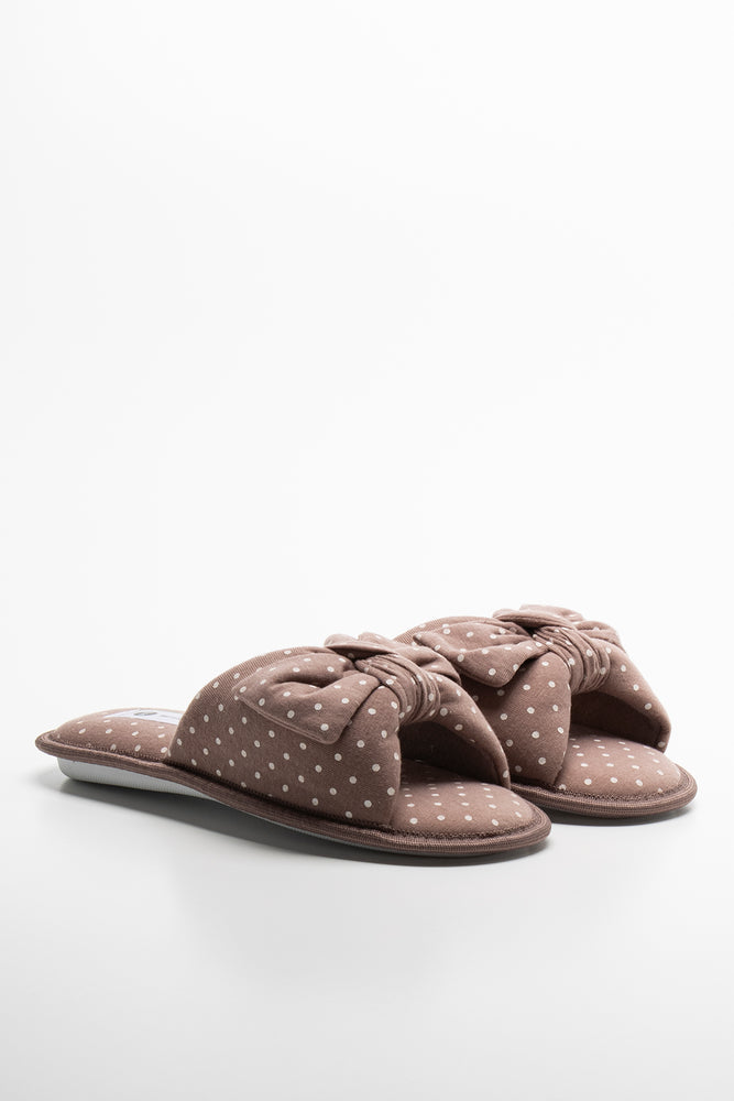 Dot Slipper Dark Natural Suede Desert Boot 