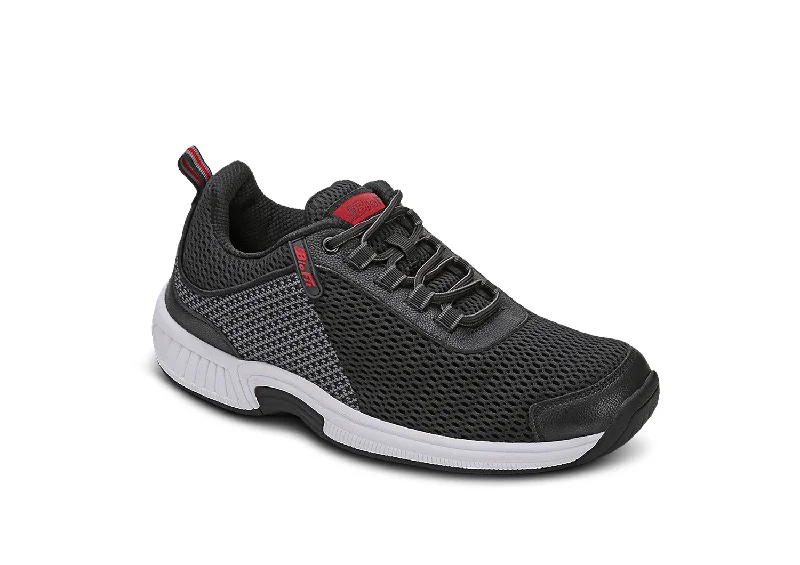 Edgewater - Black Comfortable Derby Style  