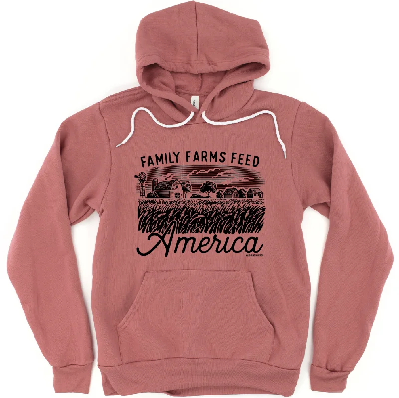 Family Farms Feed America Hoodie (S-3XL) Unisex - Multiple Colors!