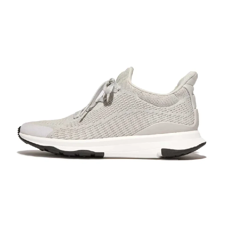 FitFlop Vitamin FFX Knit Sports Trainer Sneaker Shoes - Tip Toe Grey Mix Waterproof Hiking Boot Design  