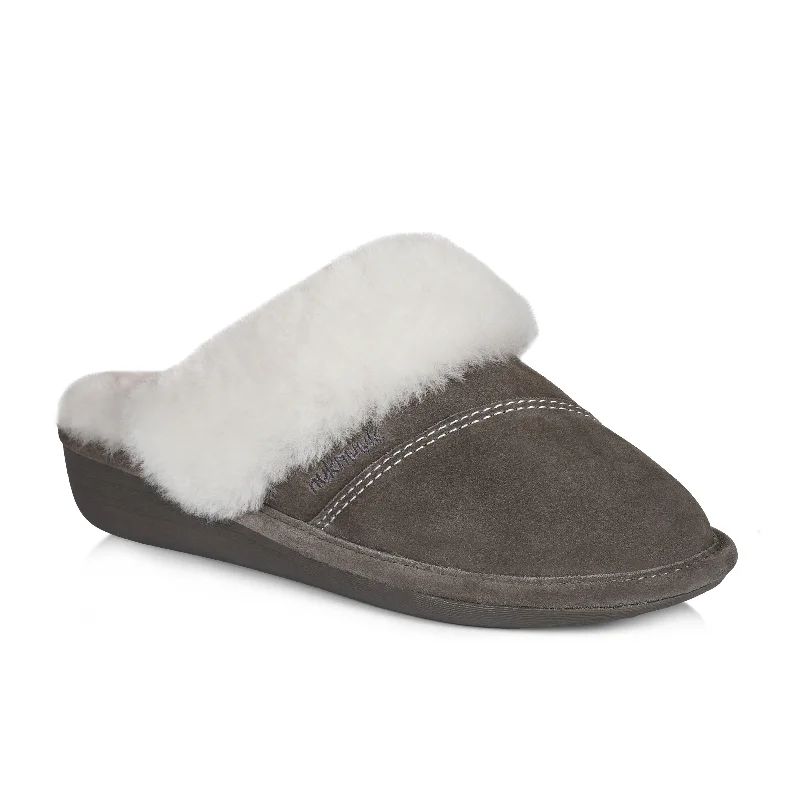 Joy Women's Slipper (Grey) Athleisure Derby Style  