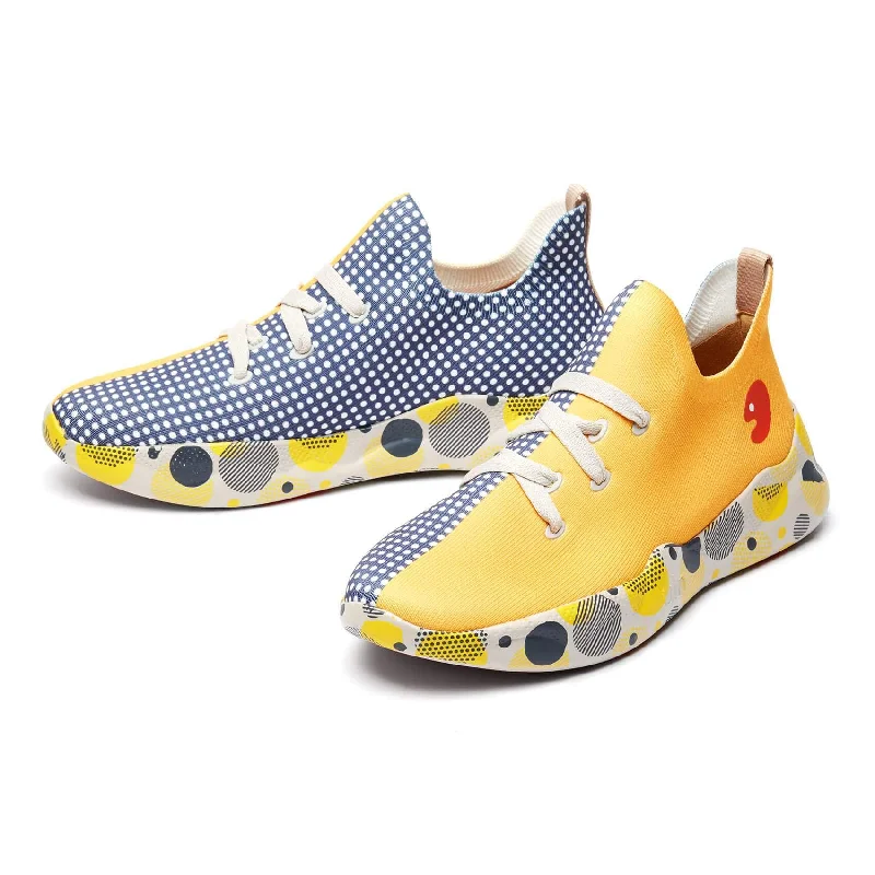 Grey & Yellow Mijas Kid Suede Desert Boot 