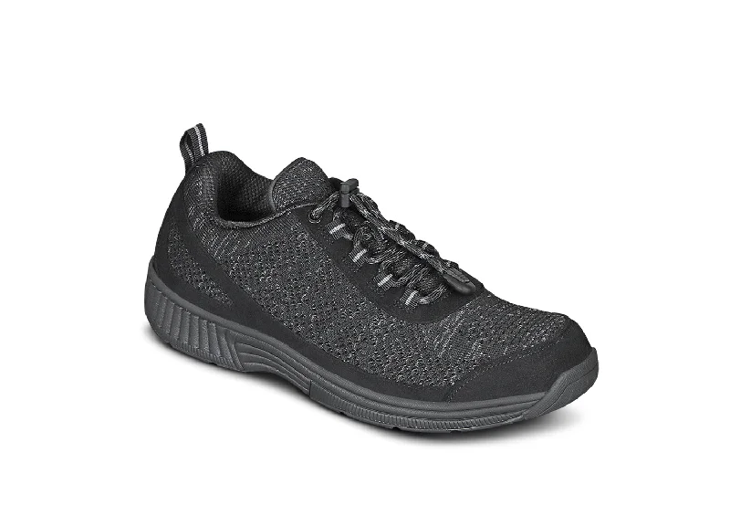 Lava No-Tie - Black Athleisure Derby Style  