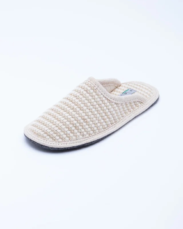 Women's Stella Braided Hemp Slipper Natural Strap - Up Sandal Resort Style  