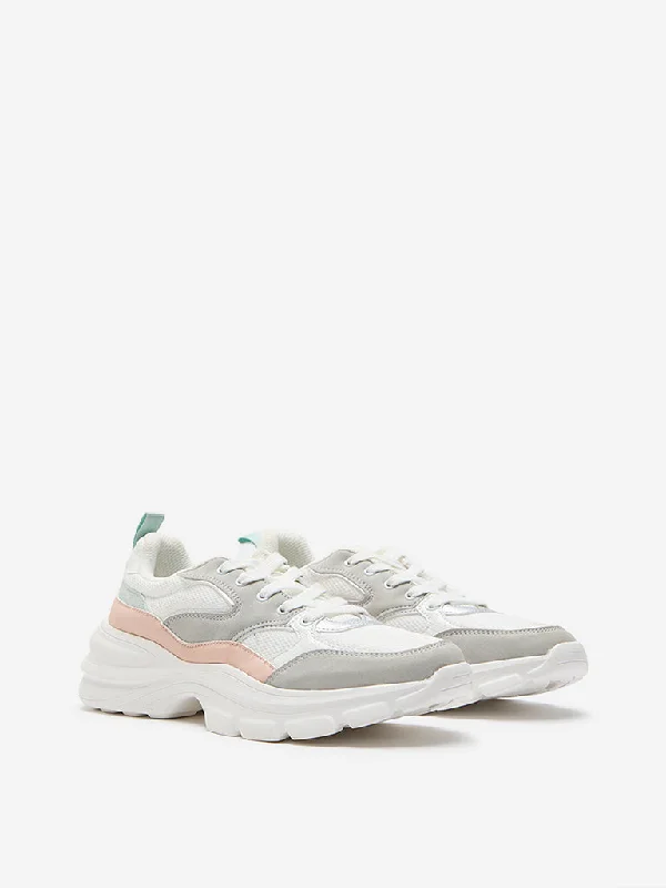 LUNA BLU Multicolour Sneakers Retro Basketball Sneaker Design  