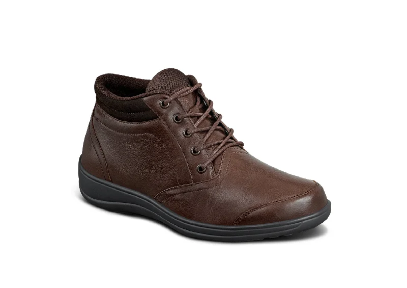 Milano - Dark Brown Minimalist Sneaker Style  