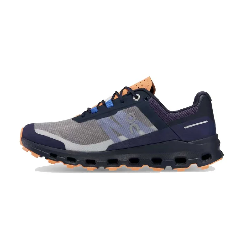 On Womens Cloudvista Shoes - Midnight / Copper Lightweight Tennis Sneaker Look  