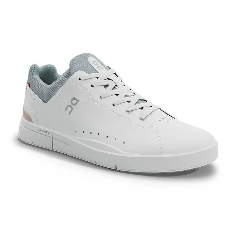 On Womens The Roger Advantage Shoes - White / Rosehip Inflatable Shoe Look 