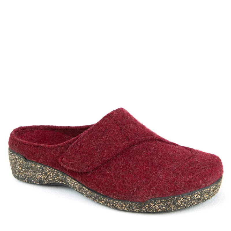 Portofino Women's Melina ND-31803 BURGUNDY Glow - in - the - Dark Shoe Design  