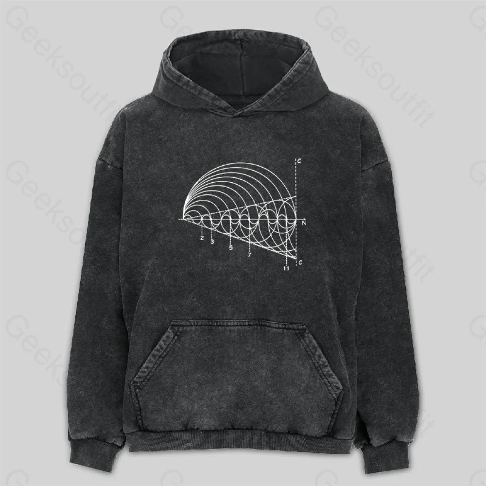 Prime Number Washed Hoodie