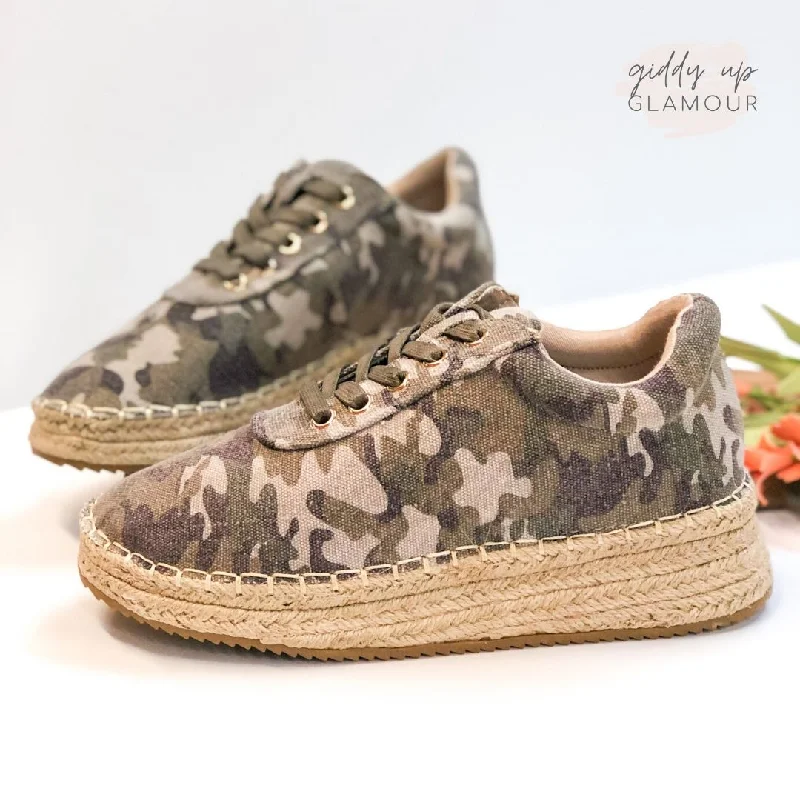 Last Chance Size 7 | Ready to Roam Lace Up Espadrille Sneakers in Camo Paisley Print Shoe Design Last Chance Size 7 | Ready to Roam Lace Up Espadrille Sneakers in Camo Paisley Print Shoe Design