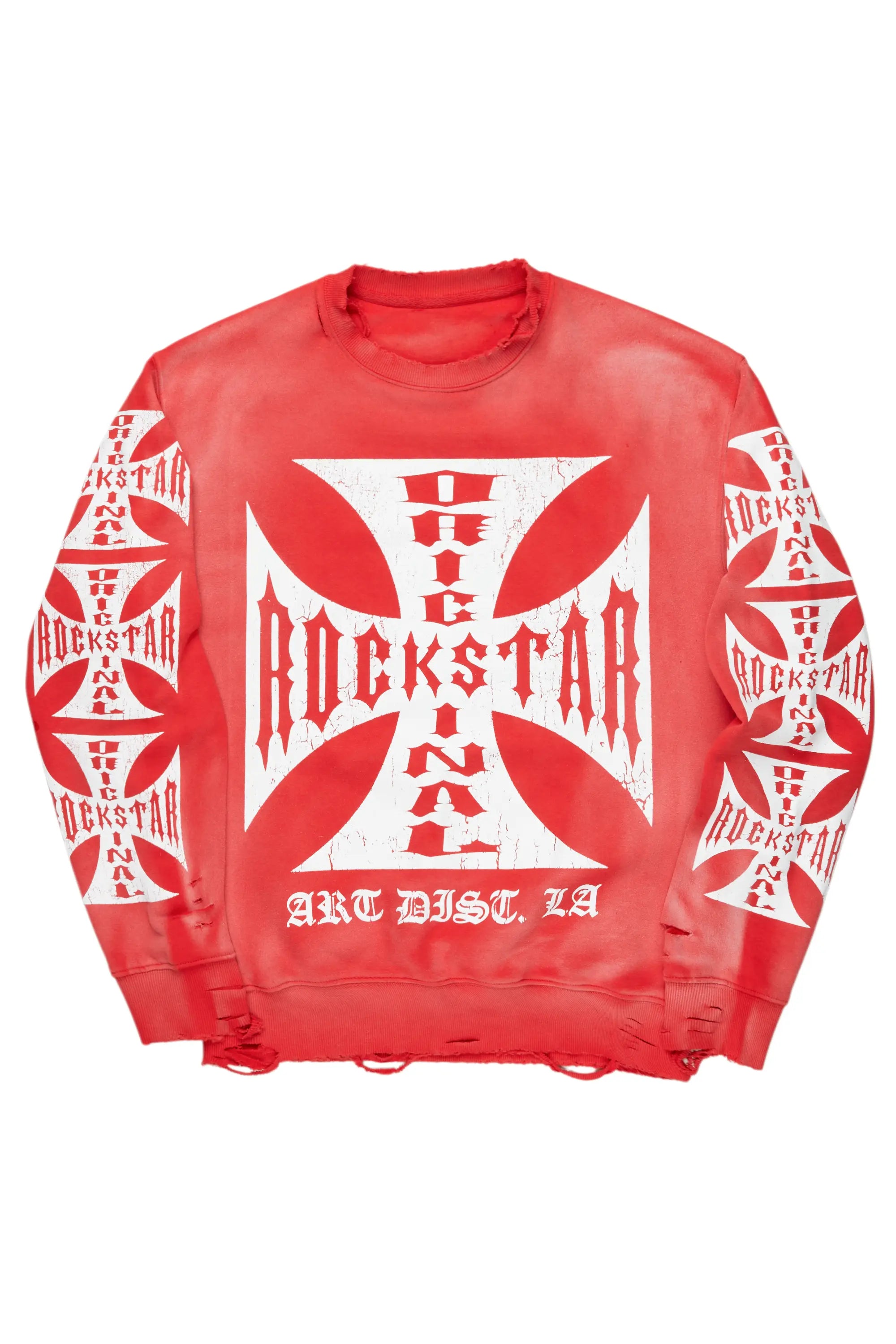 Eboney Red Crewneck