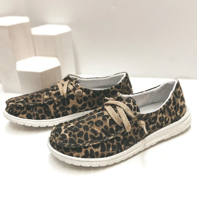 Very G | Have To Run Slip On Loafers with Laces in Leopard Print Lightweight Tennis Sneaker Look Very G | Have To Run Slip On Loafers with Laces in Leopard Print Lightweight Tennis Sneaker Look