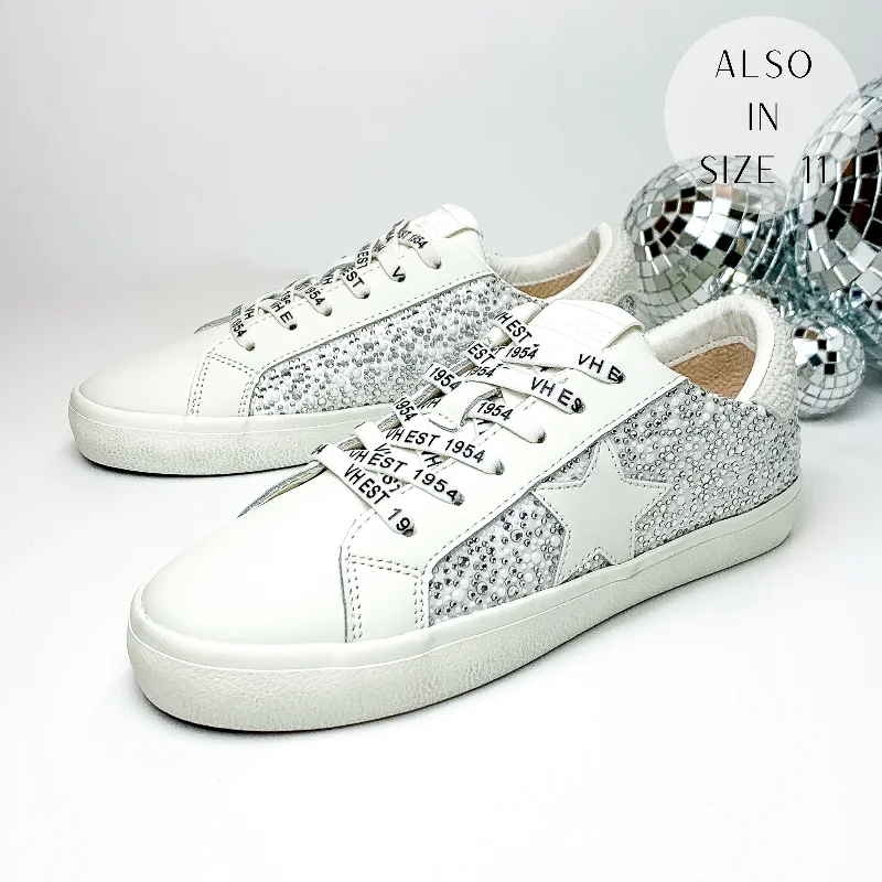 Vintage Havana | Prissy Sneakers in White Multi Mod Oxford Design  