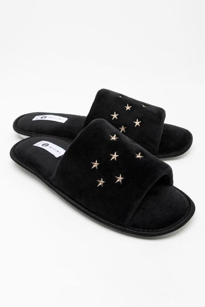 Star Slipper Black Blue Coast Loafer Aesthetic 