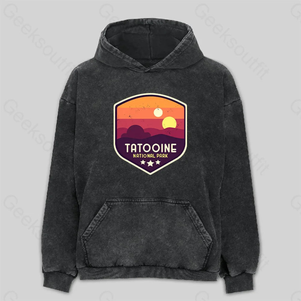 Tatooine National Park Emblem Washed Hoodie