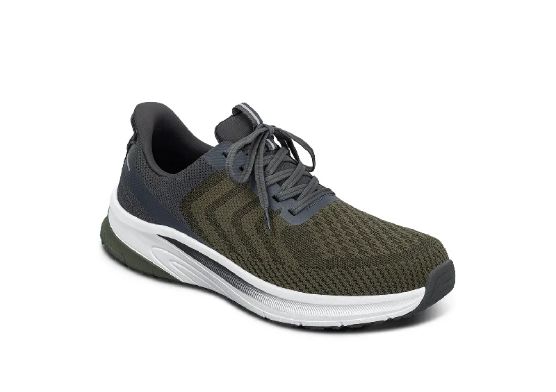 Tilos Hands-Free - Olive Retro Plimsoll Style  
