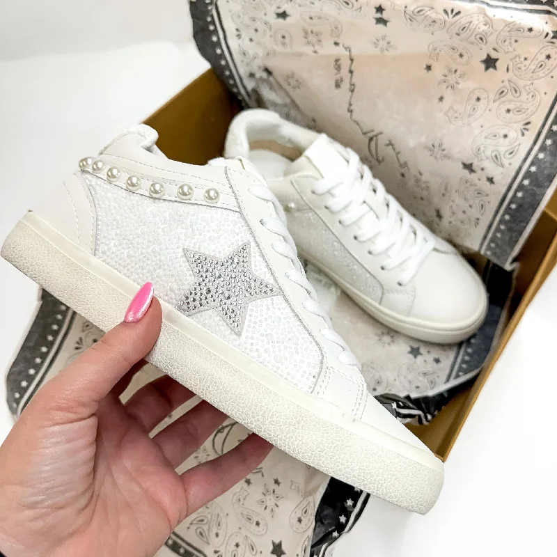 Vintage Havana | Perscila Sneakers in White Multi Athleisure Derby Style  