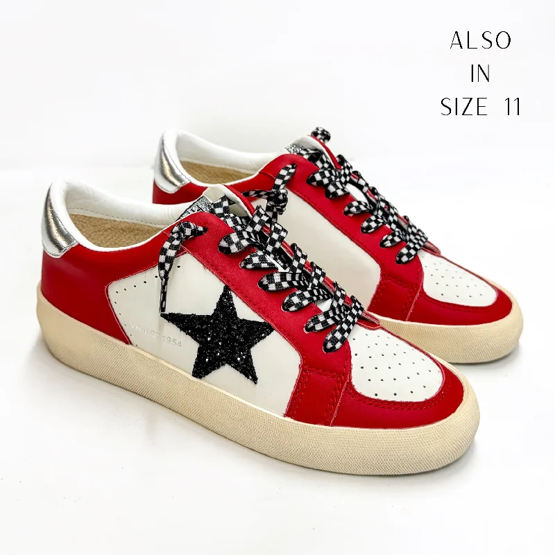 Vintage Havana | Reflex 12 Sneakers in Red Multi Quick - Dry Hiking Shoe Style   