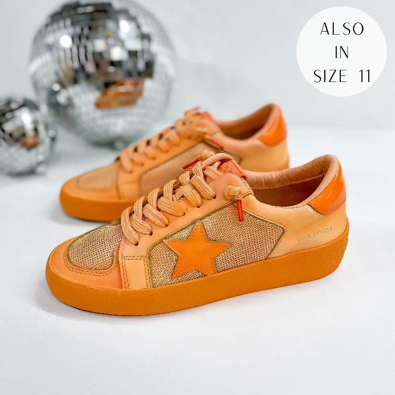 Last Chance Size 6 | Vintage Havana | Extra Dip Dye Sneakers in Orange Bespoke Shoe Aesthetic Last Chance Size 6 | Vintage Havana | Extra Dip Dye Sneakers in Orange Bespoke Shoe Aesthetic