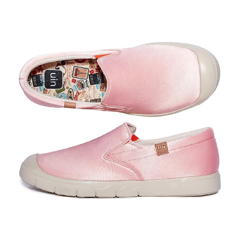 Rosy Pink Silk Cadiz I Women Wingtip Oxford Design 