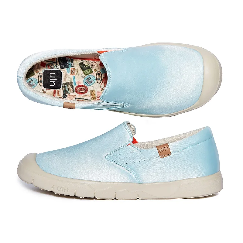 Blue Sky Silk Cadiz I Women Retro Basketball Sneaker Design  