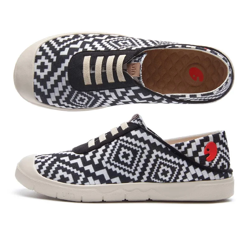 Lattice Maze Cadiz VII Women Two - Tone Shoe Design  