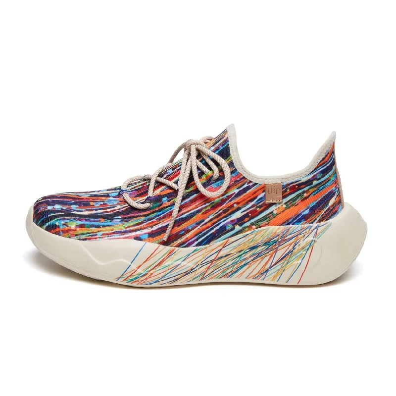 Fleeting Streamer San Sebastian II Women Striped Shoe Style  