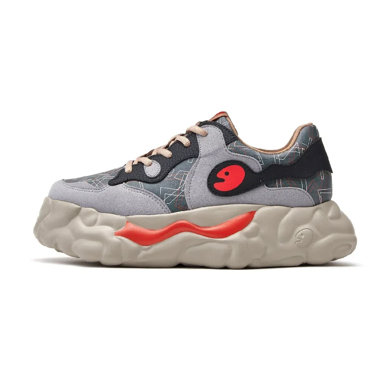 Geometry Light 2 Sanamolls I Women Retro Basketball Sneaker Design  