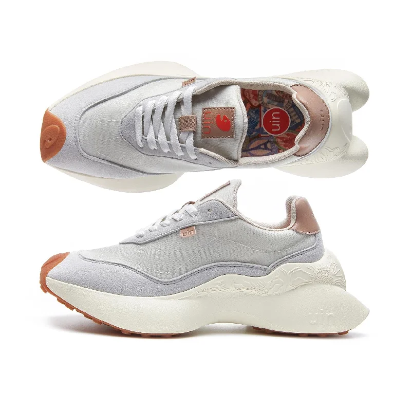 Anti-flash White Lleida VII Women Art Deco - Inspired Shoe Look  