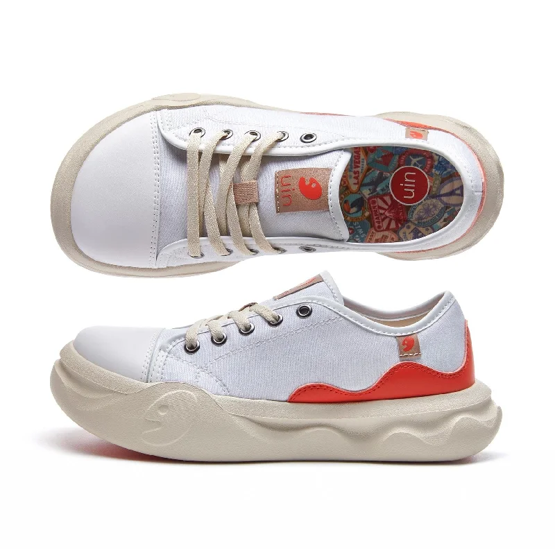 Bright White Segovia I Women Striped Shoe Style  