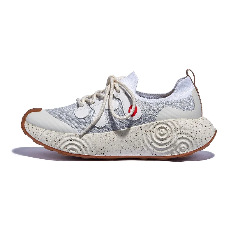 Starry White Brava I Women Metallic Trim Shoe Design  