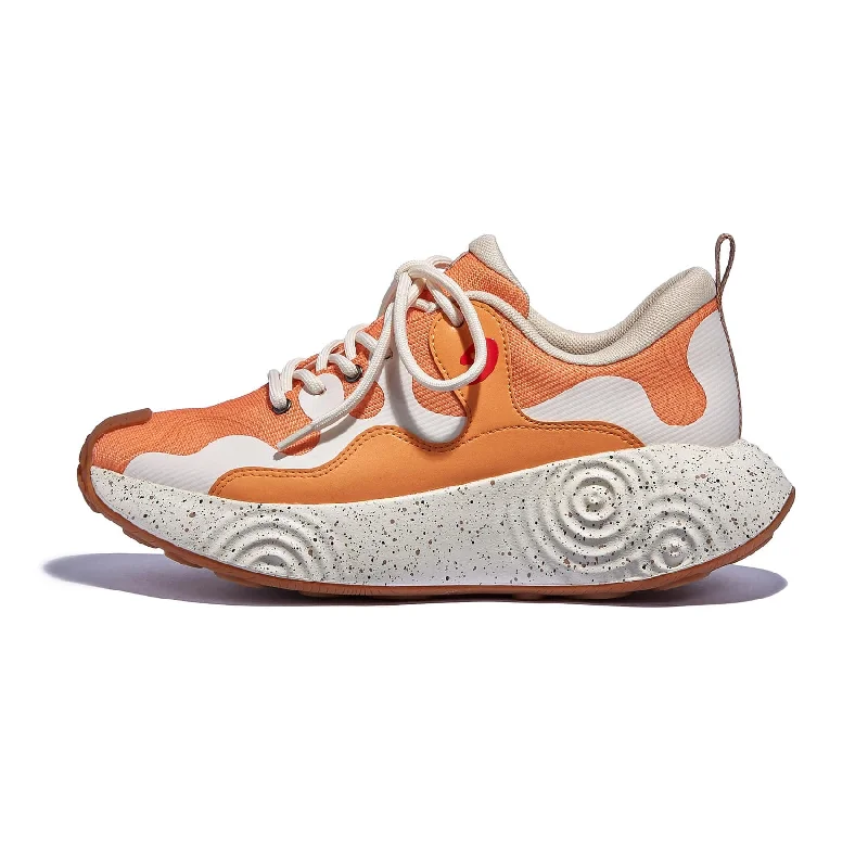 Mock Orange Brava III Women Checkered Shoe Pattern Look  
