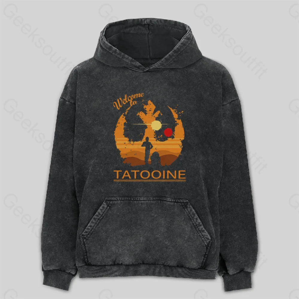 Welcome to Tatooine Washed Hoodie